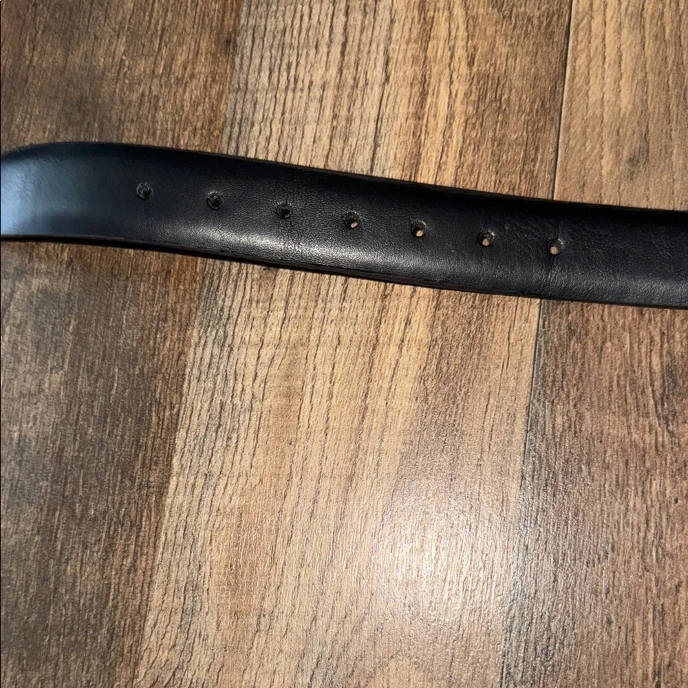 Boys Black/Brown Reversible Leather Belt Small